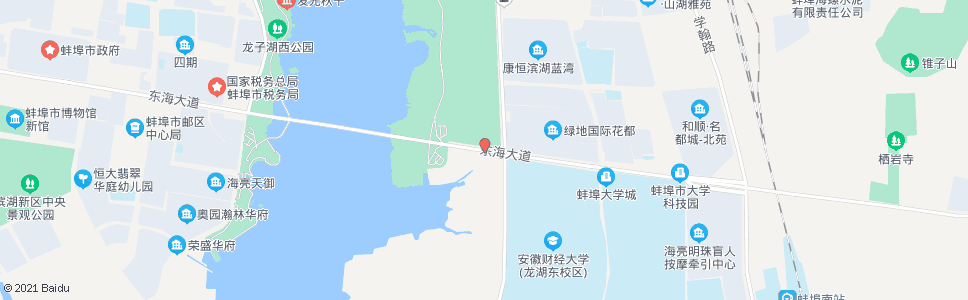 蚌埠东海大道曹山路_公交站地图_蚌埠公交_妙搜公交查询2024