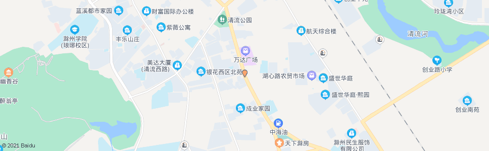 滁州银花新村_公交站地图_滁州公交_妙搜公交查询2024