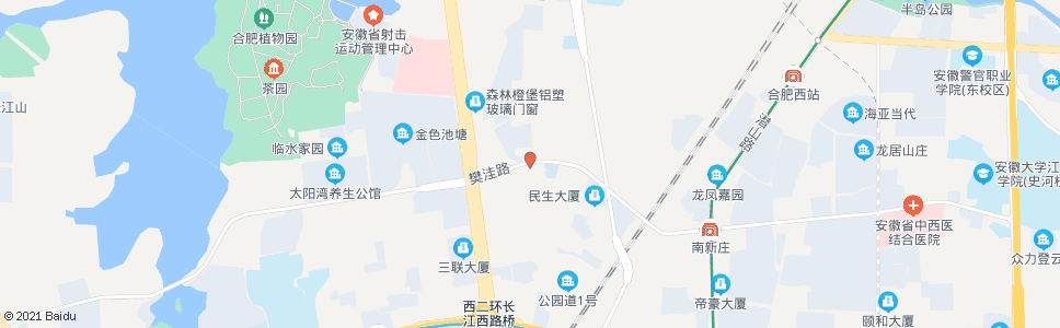 合肥十里店_公交站地图_合肥公交_妙搜公交查询2024