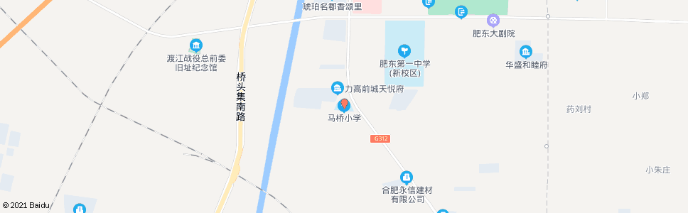 合肥马桥小学_公交站地图_合肥公交_妙搜公交查询2024