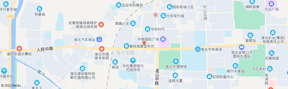 淮北中医院_公交站地图_淮北公交_妙搜公交查询2025