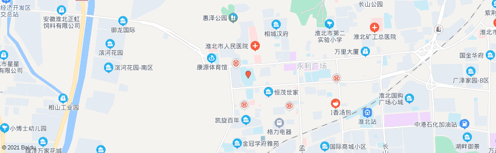 淮北市一中_公交站地图_淮北公交_妙搜公交查询2024