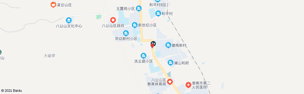 淮南建西村_公交站地图_淮南公交_妙搜公交查询2025