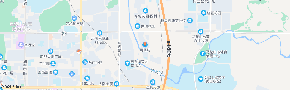 马鞍山清河湾_公交站地图_马鞍山公交_妙搜公交查询2024