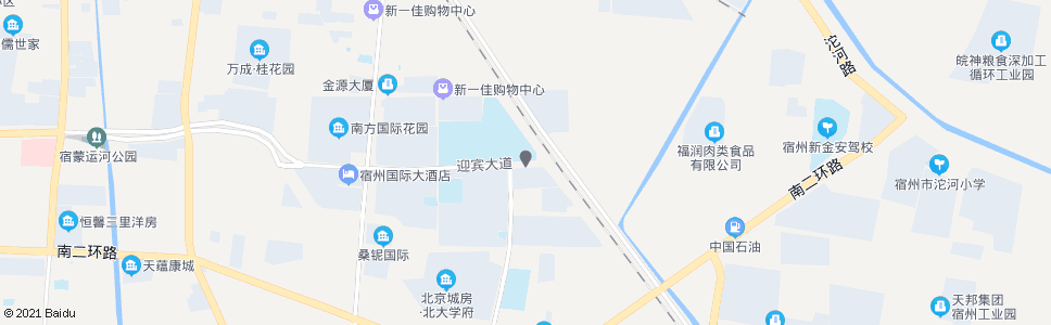 宿州宿州二中_公交站地图_宿州公交_妙搜公交查询2024