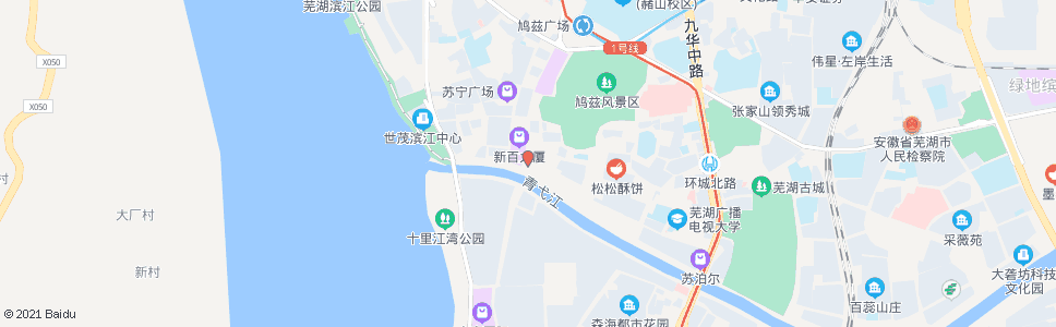 芜湖新安中医院_公交站地图_芜湖公交_妙搜公交查询2024