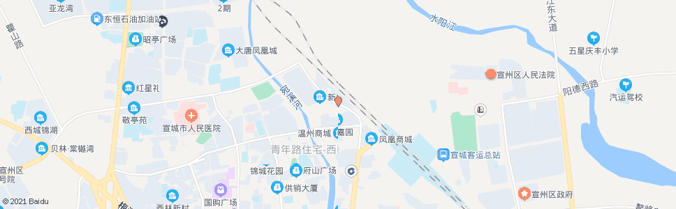 宣城临时市场北站_公交站地图_宣城公交_妙搜公交查询2024