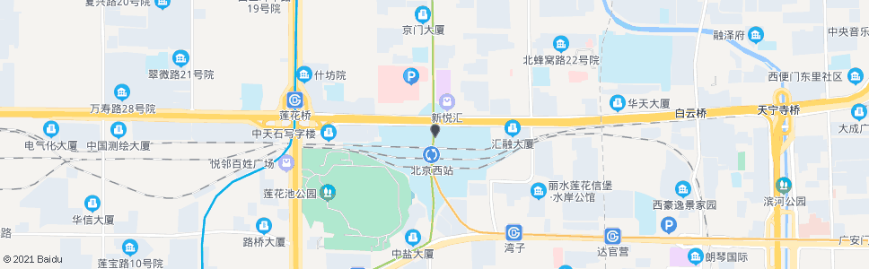 北京水仙西路北口_公交站地图_北京公交_妙搜公交查询2025