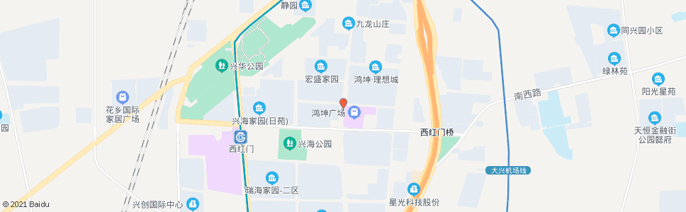 北京兴海家园_公交站地图_北京公交_妙搜公交查询2025