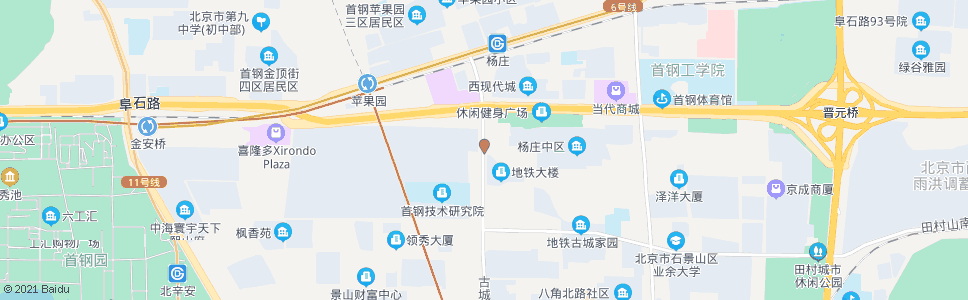 北京杨庄路西口_公交站地图_北京公交_妙搜公交查询2025