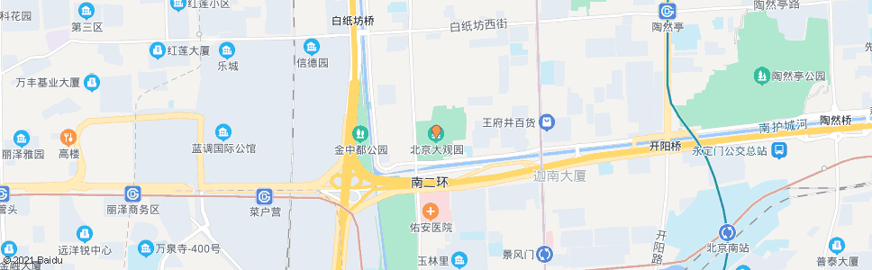 北京大观园_公交站地图_北京公交_妙搜公交查询2025