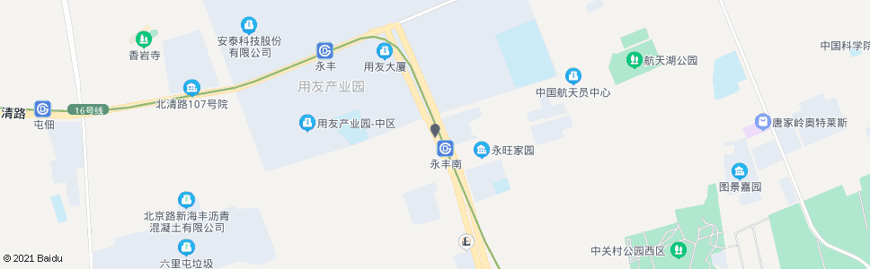 北京丰滢路口南_公交站地图_北京公交_妙搜公交查询2025