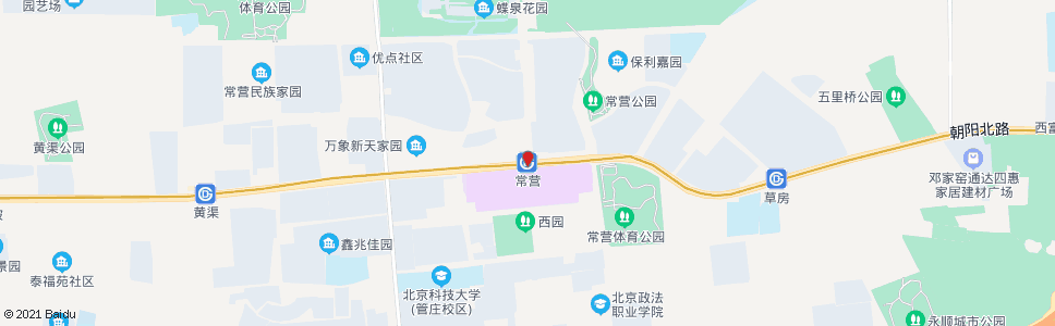 北京地铁常营站_公交站地图_北京公交_妙搜公交查询2024