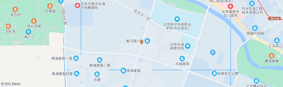 北京亦庄医院南院_公交站地图_北京公交_妙搜公交查询2025