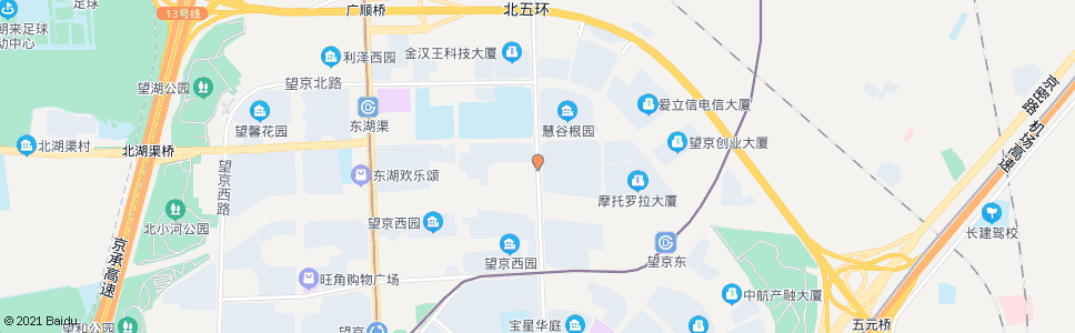 北京望京花园东区_公交站地图_北京公交_妙搜公交查询2024