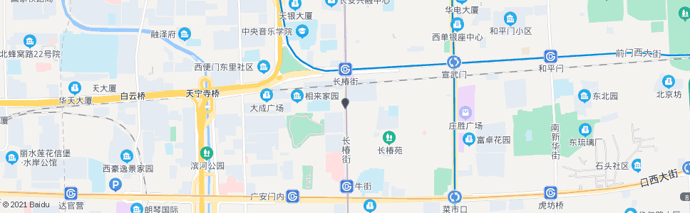 北京槐柏树街东口_公交站地图_北京公交_妙搜公交查询2024