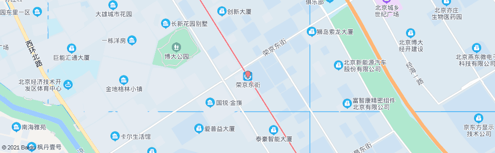 北京荣京东街中路_公交站地图_北京公交_妙搜公交查询2024