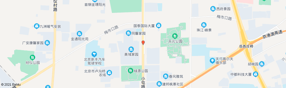 北京梅市口南站_公交站地图_北京公交_妙搜公交查询2024