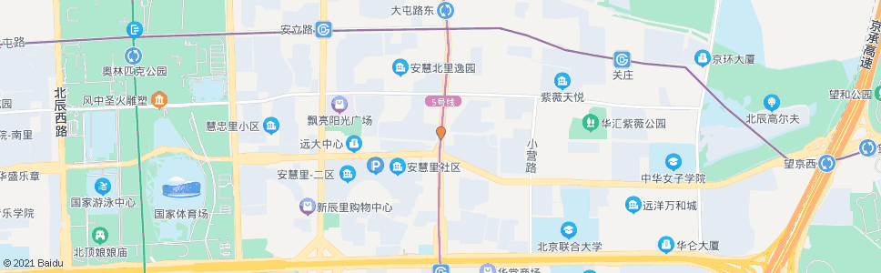 北京慧忠路东口_公交站地图_北京公交_妙搜公交查询2024