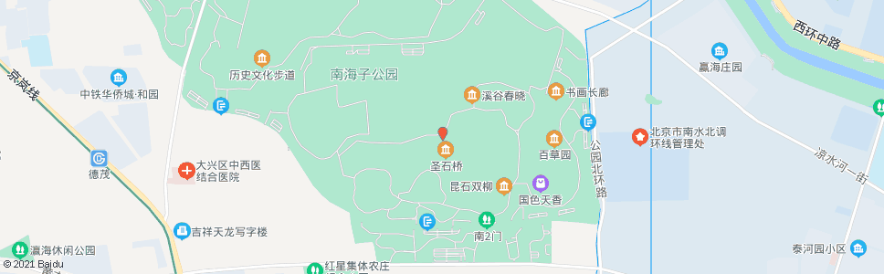 北京南海子郊野公园公交站_公交站地图_北京公交_妙搜公交查询2024