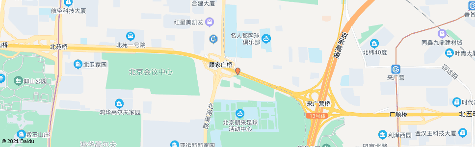 北京顾家庄桥_公交站地图_北京公交_妙搜公交查询2025