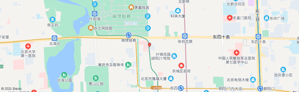 北京宽街路口南_公交站地图_北京公交_妙搜公交查询2025