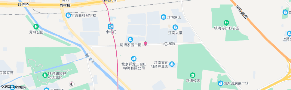 北京小红门牌坊村_公交站地图_北京公交_妙搜公交查询2025