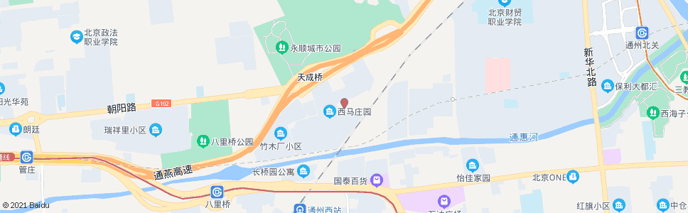 北京西马庄小学路口_公交站地图_北京公交_妙搜公交查询2025