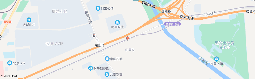 北京苇沟_公交站地图_北京公交_妙搜公交查询2025