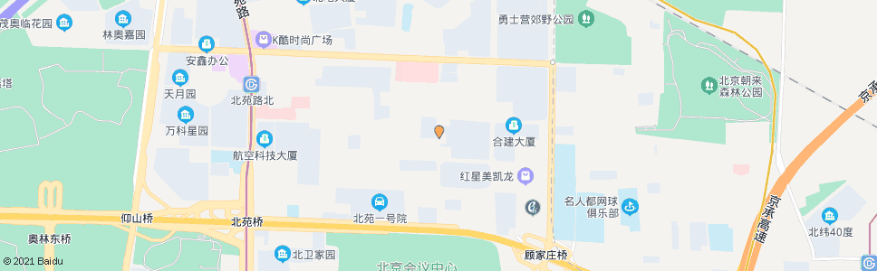 北京来北家园西门_公交站地图_北京公交_妙搜公交查询2024