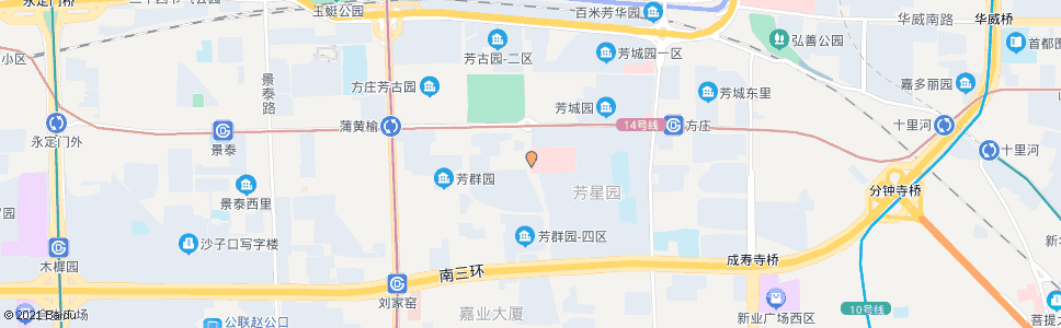 北京方庄环岛南_公交站地图_北京公交_妙搜公交查询2024