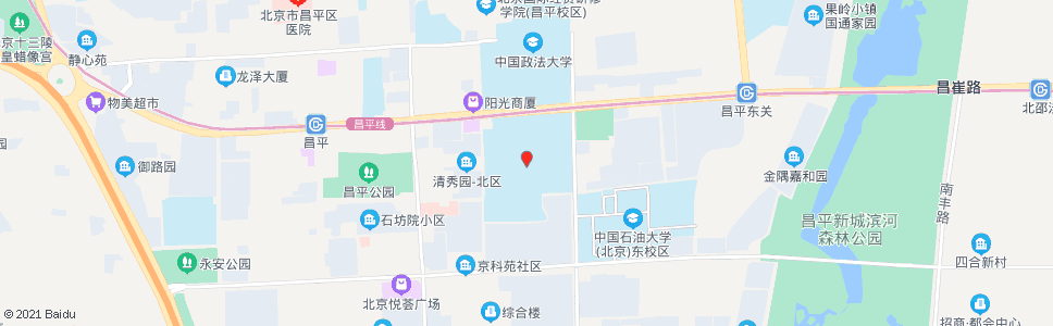 北京石油大学_公交站地图_北京公交_妙搜公交查询2025