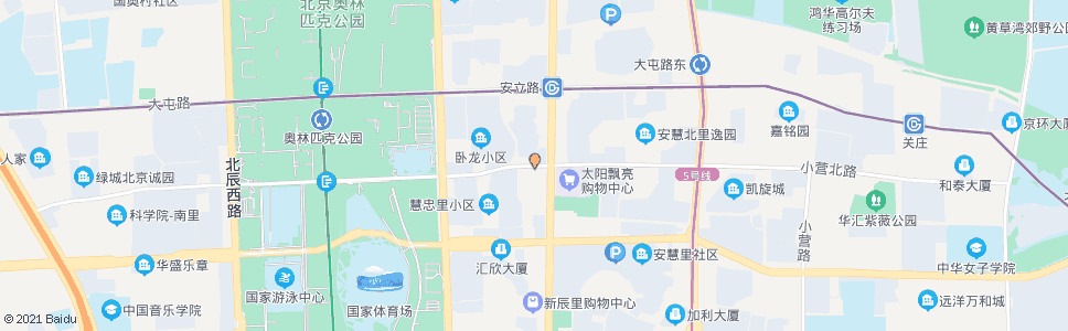 北京慧忠里_公交站地图_北京公交_妙搜公交查询2025