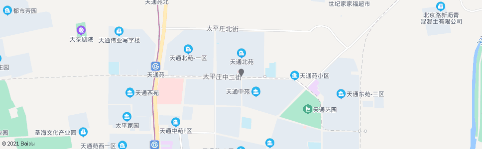 北京天通苑北二区南门_公交站地图_北京公交_妙搜公交查询2024