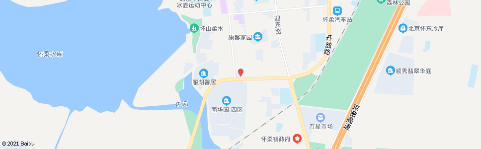 北京怀柔地税局_公交站地图_北京公交_妙搜公交查询2025