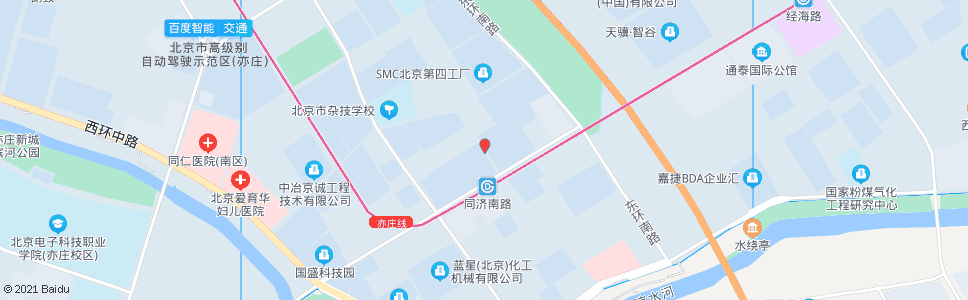 北京同济南路南_公交站地图_北京公交_妙搜公交查询2025