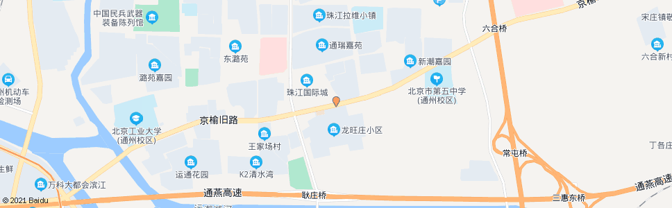 北京小潞邑_公交站地图_北京公交_妙搜公交查询2025