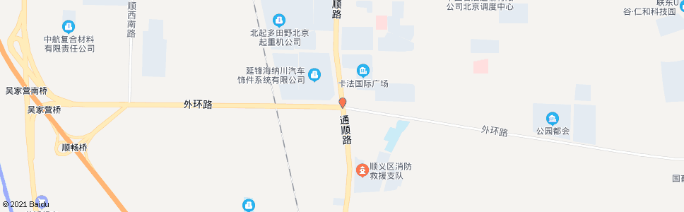 北京山子坟_公交站地图_北京公交_妙搜公交查询2024