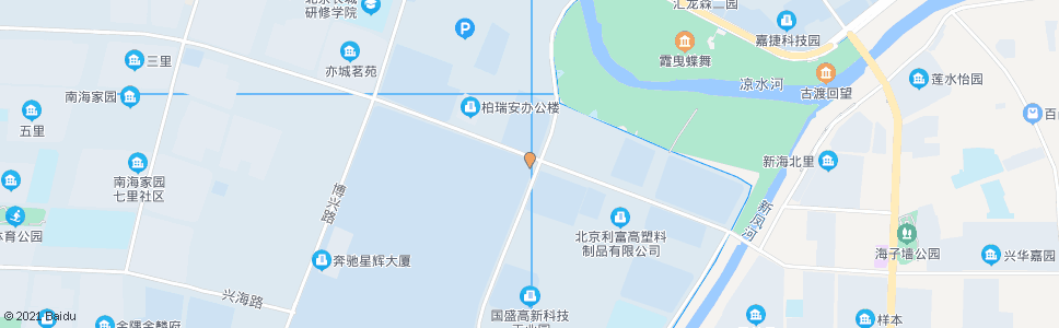 北京博兴三路口_公交站地图_北京公交_妙搜公交查询2025