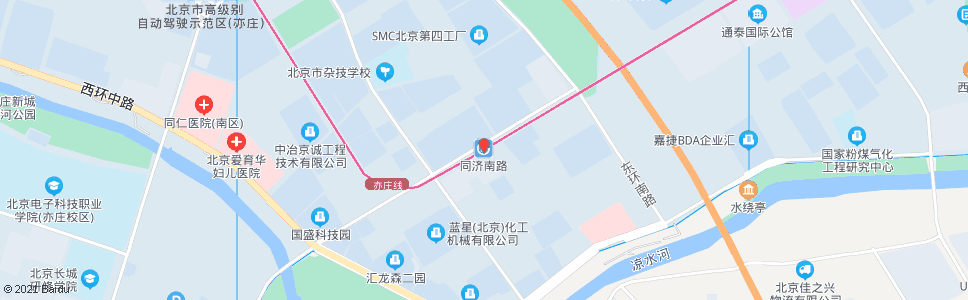 北京同济南路_公交站地图_北京公交_妙搜公交查询2025