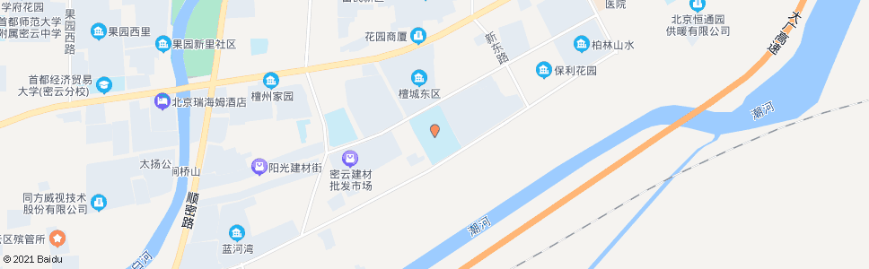 北京北京师范大学密云实验中学_公交站地图_北京公交_妙搜公交查询2025