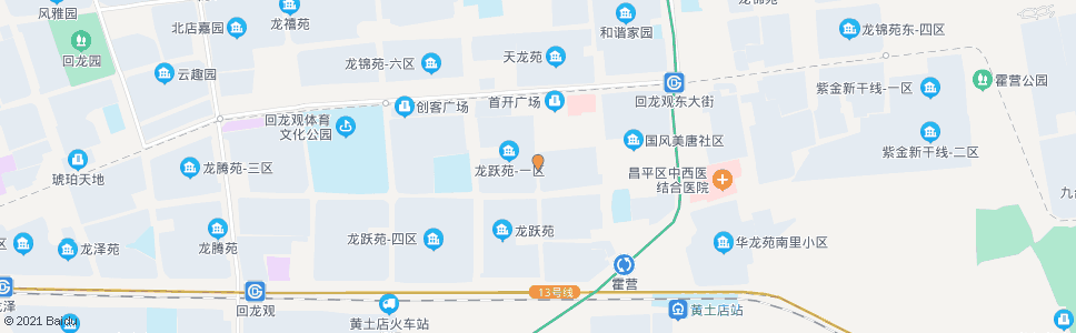 北京龙跃苑一区东门_公交站地图_北京公交_妙搜公交查询2024