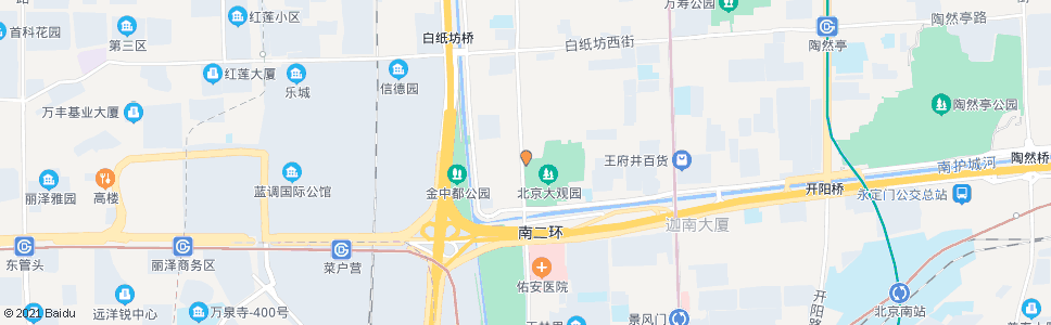 北京大观园西门_公交站地图_北京公交_妙搜公交查询2025