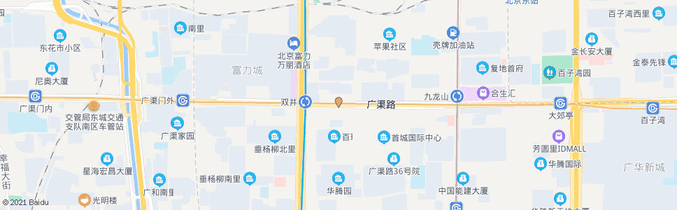 北京双井桥东_公交站地图_北京公交_妙搜公交查询2025