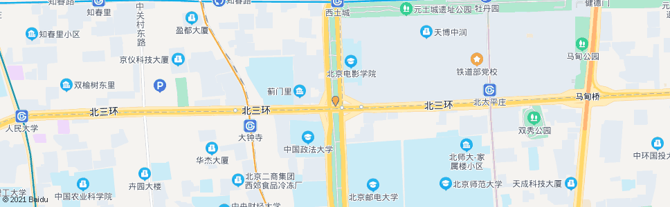 北京蓟门桥_公交站地图_北京公交_妙搜公交查询2024