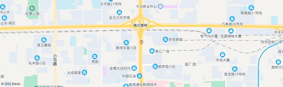 北京青塔(北行)_公交站地图_北京公交_妙搜公交查询2025