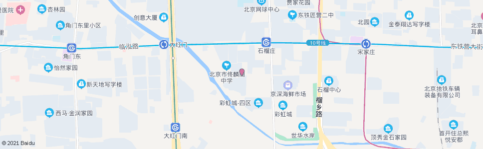 北京南顶路西口_公交站地图_北京公交_妙搜公交查询2025