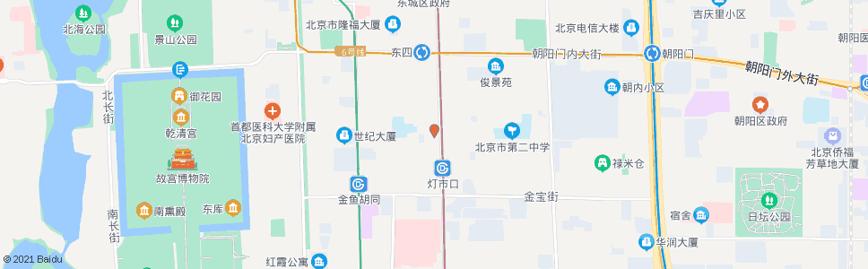 北京灯市东口_公交站地图_北京公交_妙搜公交查询2024