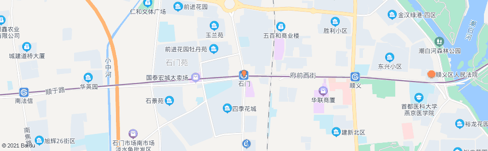 北京石门站_公交站地图_北京公交_妙搜公交查询2025