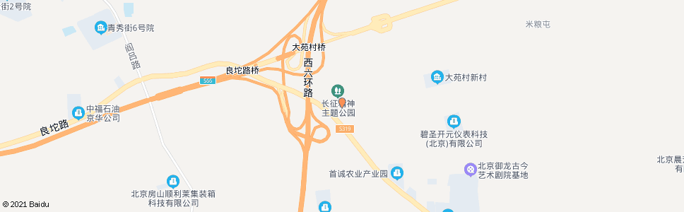 北京大苑村_公交站地图_北京公交_妙搜公交查询2024